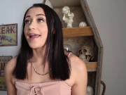 My Step Daughters Friend Came Over And Swallowed My Cum!! 4/16