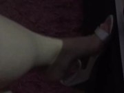 tici_feet ig tici_feet tici feet dangling silver sandal for sale