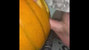 FAT BEAR BREEDING 2 PUMPKINS WITH MY UNCUT COCK COMPILATION