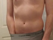 wanking in my bathroom 3/16