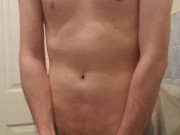 wanking in my bathroom 6/16