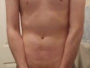 wanking in my bathroom 8/16