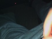 cum oozing from my red bell end 2/16