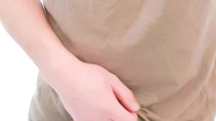 Desperation piss and cum