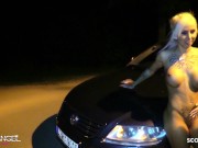 Voyeur erwischt deutsches Teen Paar beim ficken und macht mit 16/16