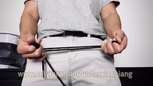 Tie My Dick and Balls, Put in My Tight Shorts and Moan!