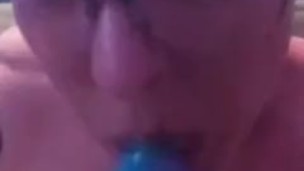 Nerdy Teen Gives Dragon Cock Blow Job