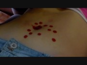 eating navel delicious belly girl hot Fantasy of Paula 1/16