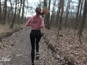 Forest Running, Anal Fucking, Public Cumming 1/16