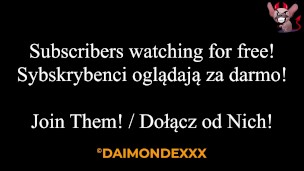 MASTURBACJA U KOLEGI W ŁAZIENCE - DAIMONDEXXX