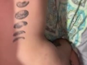 Sexy Latina Bends Over and Gets Messy Facial 