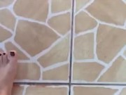 @tici_feet IG tici feet tici_feet walking and showing my toenails