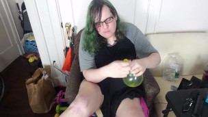 Smoking to my Noise music and Condom balloon popping