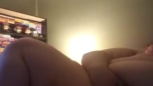 SSBBW plays with fat pussy