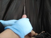 Urethral Sounding J-Type Stainless Long Plug (Cob Type)  尿道ブジー