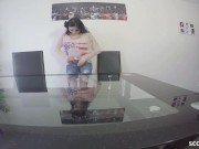 First Anal Sex for German Teen Xania at Real POV Porn Casting by Agent 3/16