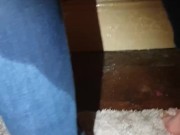 Alice - totally desperate, peeing my jeans & showing pussy 16/16