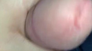 Teen jerking off about to cum 
