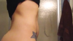 my sexy wife in bathroom