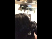 kitty cums while gagging on cock/trying to film it in 69, cum in throat 10/16