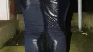 Naughty pissing her Jeans for the 4th time today!