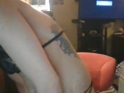 blonde camslut needs some dick! She Rides her toy and fucks herself silly 11/16