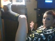 blonde camslut needs some dick! She Rides her toy and fucks herself silly 16/16