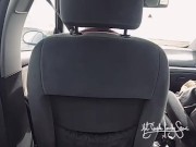 Uber fantasy: testing the uber driver on a public highway. Yoga pants 6/16