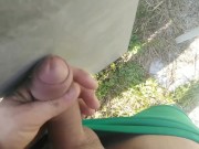 Mansturbate penis in the sun