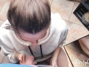 She SMILES and LOVES a BIG Load of Cum in Her Sweet Mouth 1/16