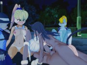 (3D hentai)(Furry) Rabbit gangbang 9/16