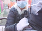 - 4K -FUCK CORONAVIRUS ! -RISKY OUTDOOR HANDJOB IN PARK, CUMSHOT ADELLA JAY 10/16