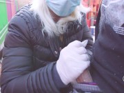 - 4K -FUCK CORONAVIRUS ! -RISKY OUTDOOR HANDJOB IN PARK, CUMSHOT ADELLA JAY 11/16