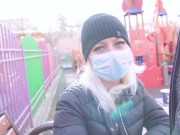 - 4K -FUCK CORONAVIRUS ! -RISKY OUTDOOR HANDJOB IN PARK, CUMSHOT ADELLA JAY 4/16