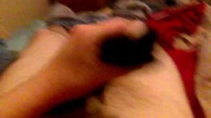 I quickly cum in panties and moan (lots of cum)