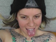 JERKING HIS LOAD ONTO MY FACE 12/16