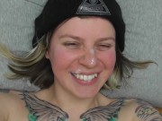 JERKING HIS LOAD ONTO MY FACE 15/16