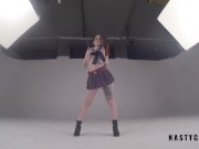 Miriam sexy school girl is ready to fight 1/16