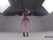 Miriam sexy school girl is ready to fight 2/16