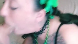 St. Patrick's day creamy THROATPIE SURPRISE (teaser trailer 1)