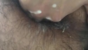 Fingering my asshole in the shower