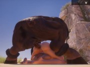 2 Girls 1 bull (group-sex) 7/16