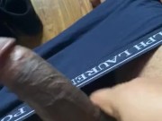 Hard cock wankin off 