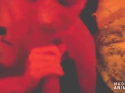 sexy red head deep throats boyfriends big dick 14/16