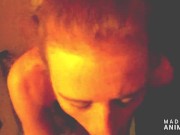 sexy red head deep throats boyfriends big dick 15/16