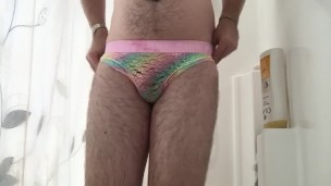 I pee in my panties and suck them dry