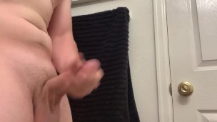 Big white cock cums for onlyfans