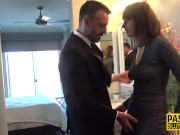 Fingered dominated babe gets pussy pounded 3/16