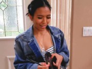 ASIAN GIRL CHEATS ON BOYFRIEND AT MASSAGE
