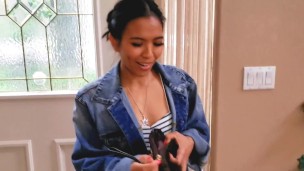 ASIAN GIRL CHEATS ON BOYFRIEND AT MASSAGE